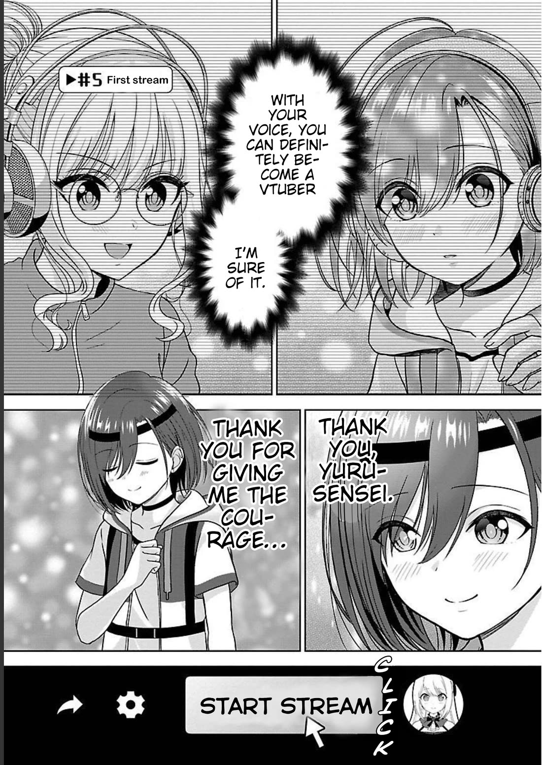 I was Heartbroken, So I Became a VTuber, But Then I Became Popular with the Older Ladies Chapter 5 page 1 - Chapter 5: First stream