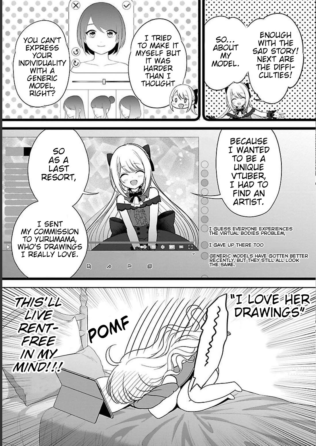 I was Heartbroken, So I Became a VTuber, But Then I Became Popular with the Older Ladies Chapter 5 page 10 - Chapter 5: First stream