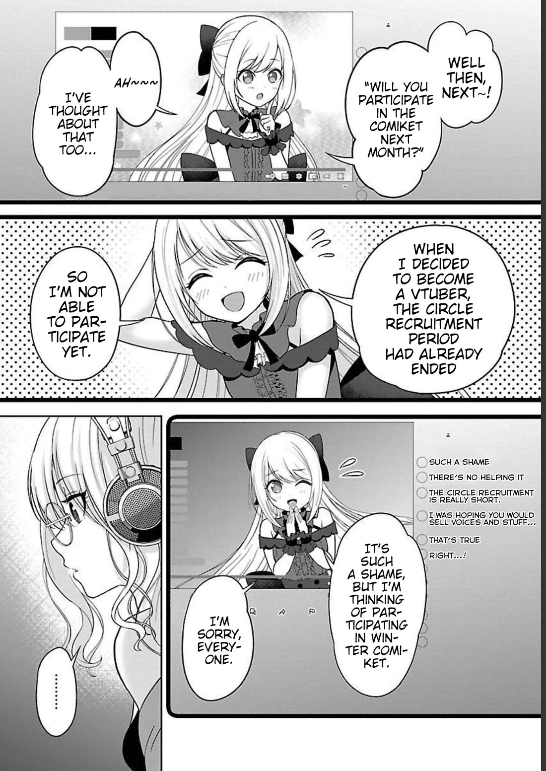 I was Heartbroken, So I Became a VTuber, But Then I Became Popular with the Older Ladies Chapter 5 page 11 - Chapter 5: First stream