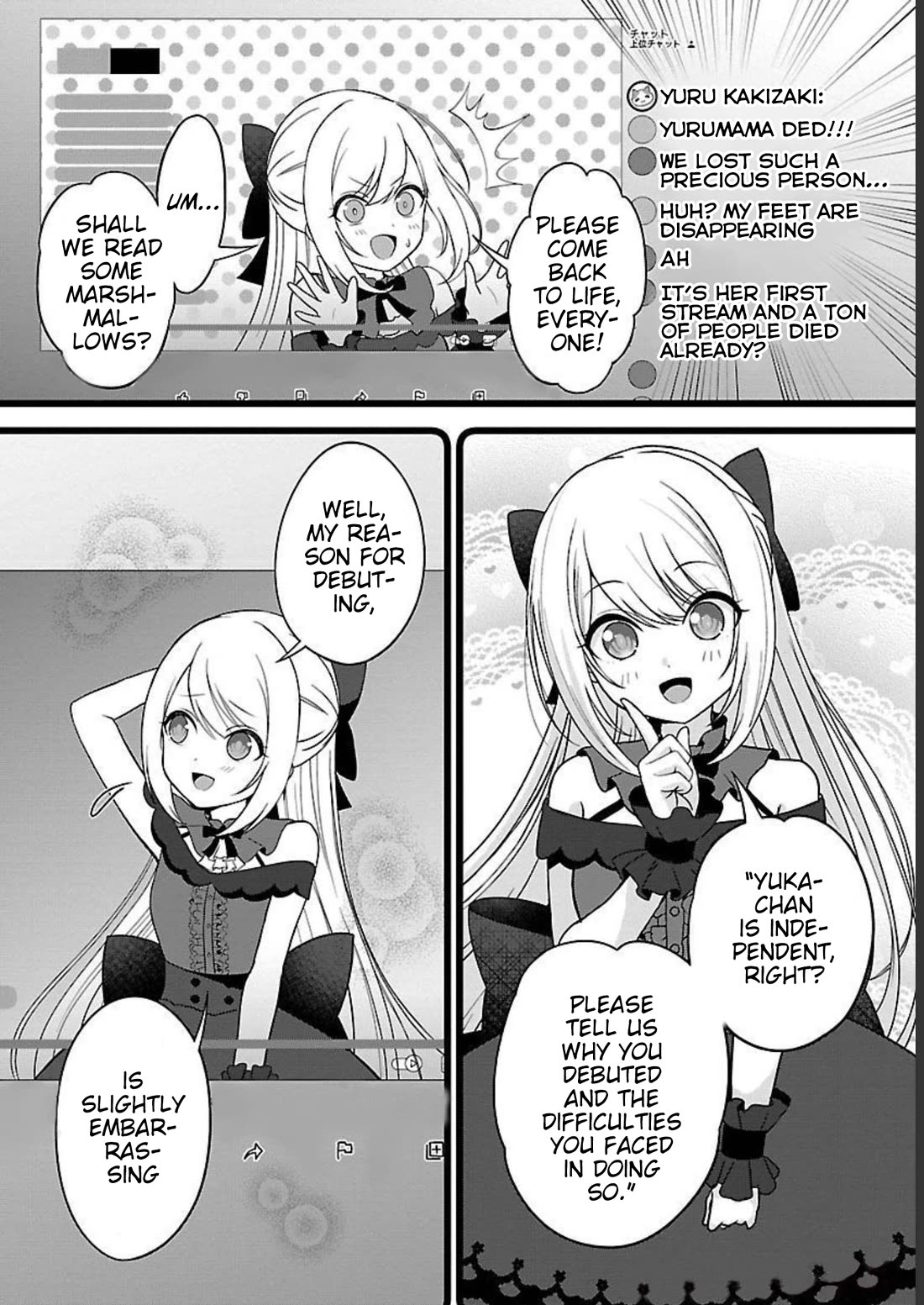 I was Heartbroken, So I Became a VTuber, But Then I Became Popular with the Older Ladies Chapter 5 page 7 - Chapter 5: First stream