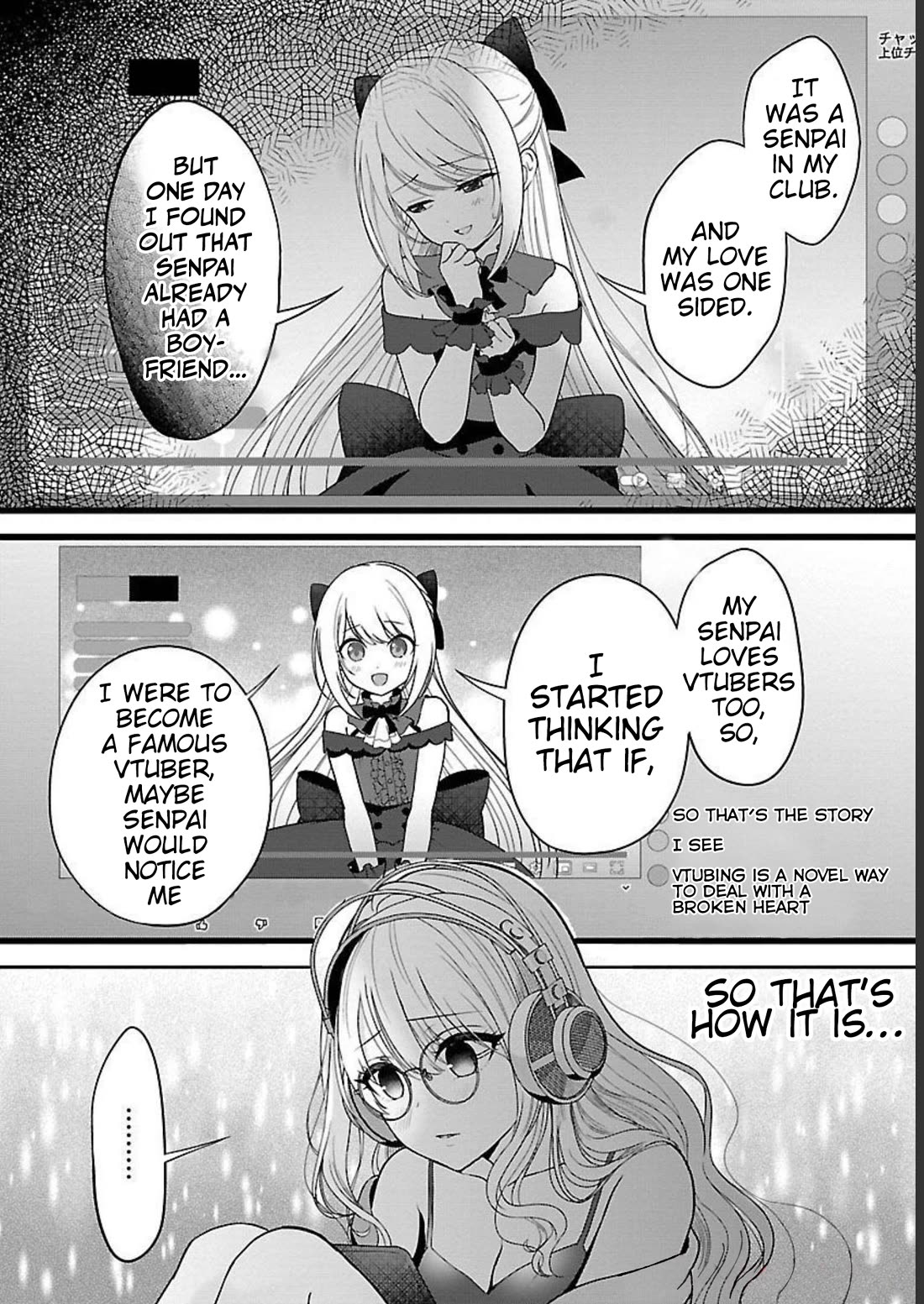 I was Heartbroken, So I Became a VTuber, But Then I Became Popular with the Older Ladies Chapter 5 page 9 - Chapter 5: First stream