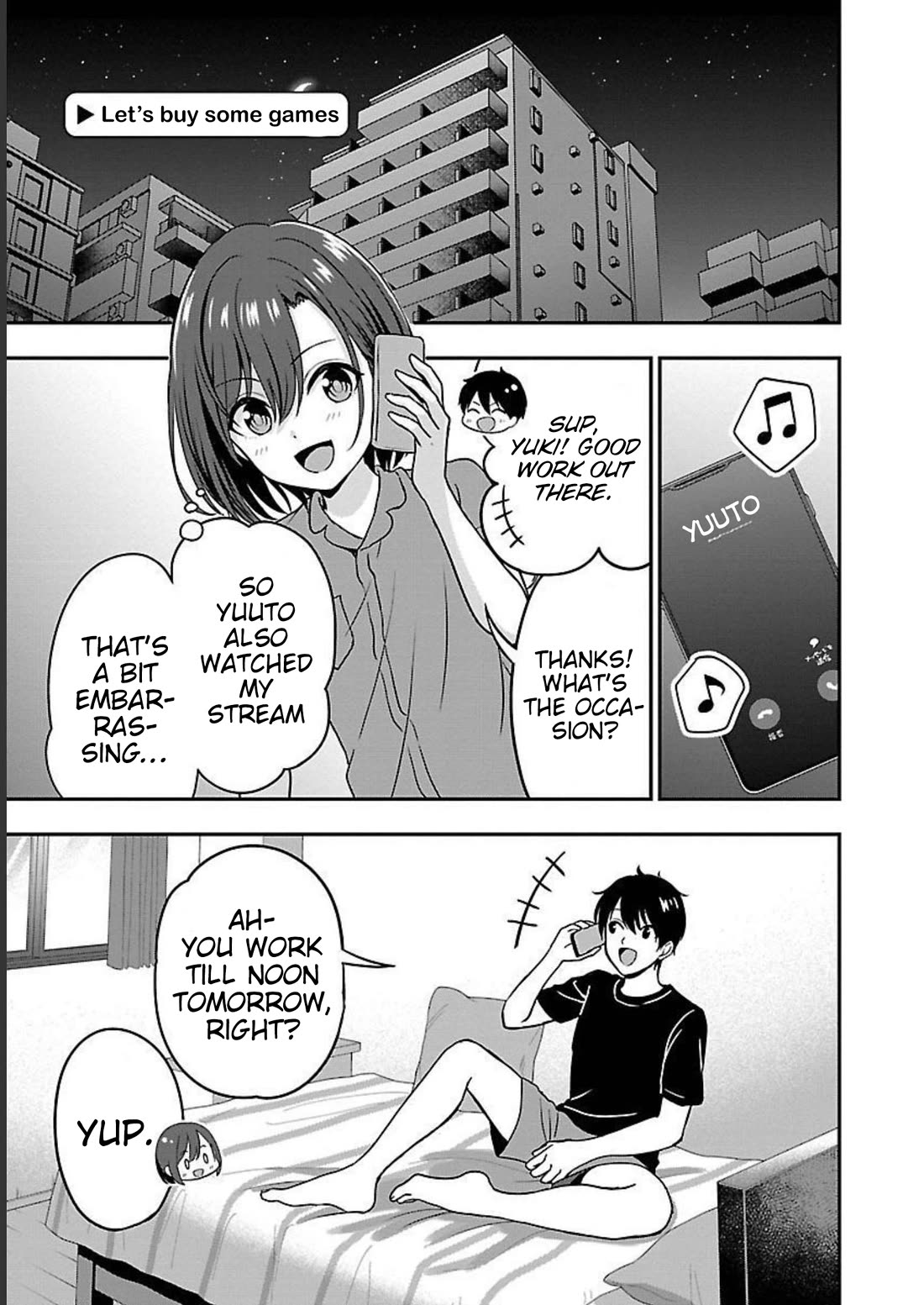 I was Heartbroken, So I Became a VTuber, But Then I Became Popular with the Older Ladies Chapter 6 page 1 - Chapter 6: Let's buy some games!