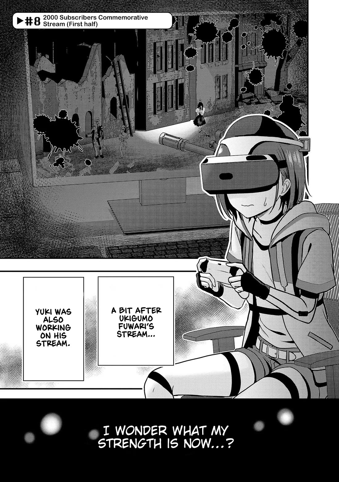 I was Heartbroken, So I Became a VTuber, But Then I Became Popular with the Older Ladies Chapter 8 page 1 - Chapter 8: 2000 subscribers Commemorative Stream (First half)