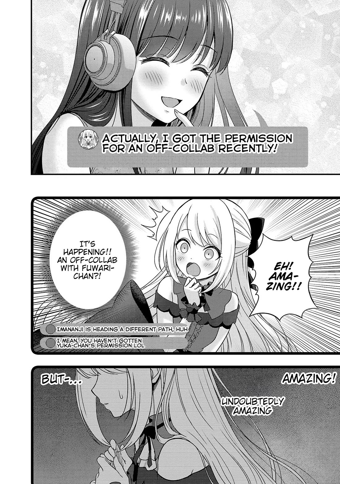 I was Heartbroken, So I Became a VTuber, But Then I Became Popular with the Older Ladies Chapter 8 page 14 - Chapter 8: 2000 subscribers Commemorative Stream (First half)