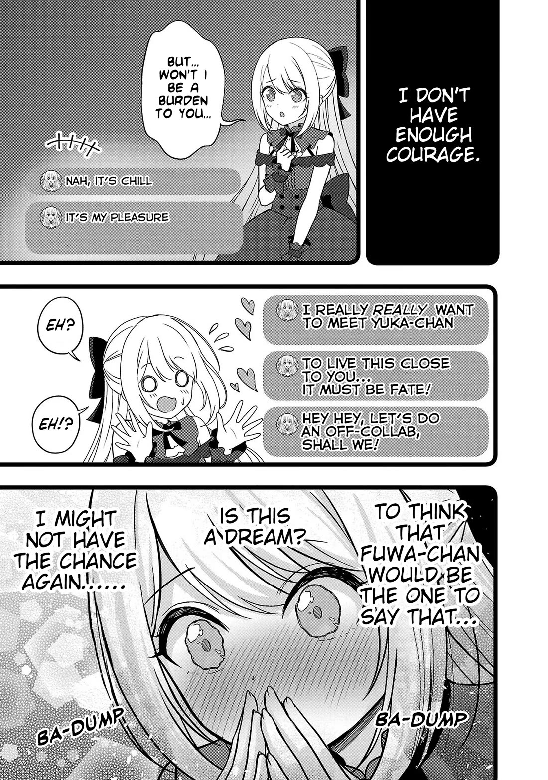 I was Heartbroken, So I Became a VTuber, But Then I Became Popular with the Older Ladies Chapter 8 page 15 - Chapter 8: 2000 subscribers Commemorative Stream (First half)