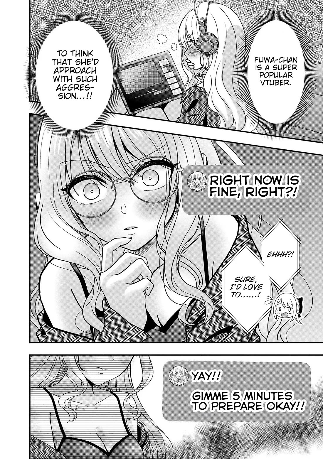 I was Heartbroken, So I Became a VTuber, But Then I Became Popular with the Older Ladies Chapter 8 page 18 - Chapter 8: 2000 subscribers Commemorative Stream (First half)