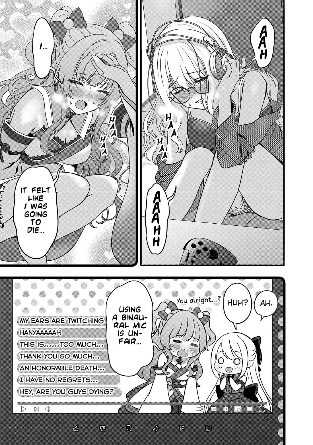 I was Heartbroken, So I Became a VTuber, But Then I Became Popular with the Older Ladies Chapter 9 page 11 - Chapter 9: 2000 Subscribers Commemorative Stream (Last half)