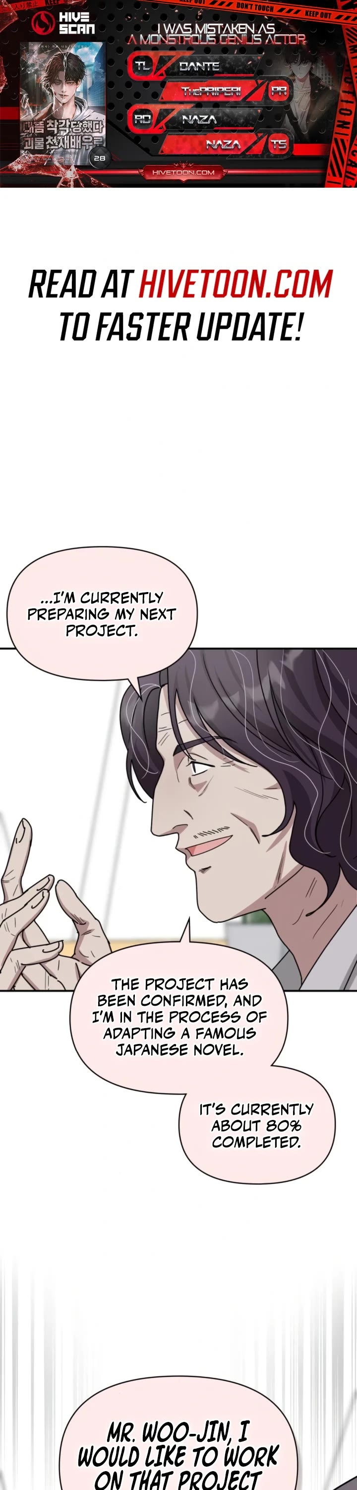 I Was Mistaken As a Monstrous Genius Actor Chapter 28 page 1 - Chapter 28