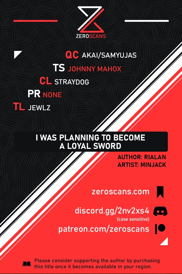 I Was Planning to Become a Loyal Sword Chapter 2 page 1 - Chapter 2