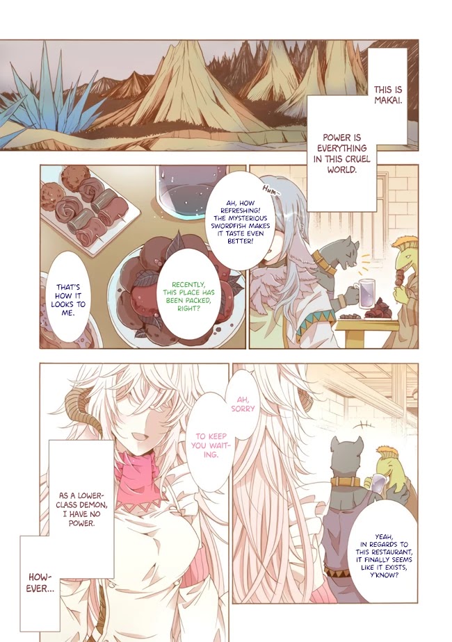 I Was Pleased to Make a Parfait for the Demon King Chapter 1.1 page 2 - Chapter 1.1