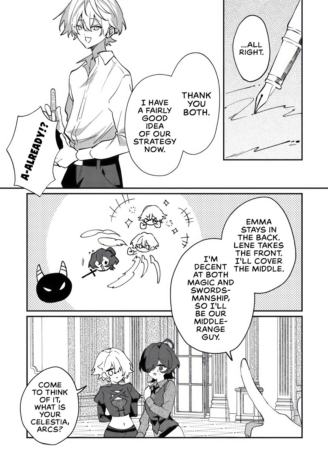 I Was Reincarnated as a Childhood Friend of the Last Boss Who Has Fallen Into the Darkness Chapter 15 page 24 - Chapter 15: The Final Boss's Entrance Exam