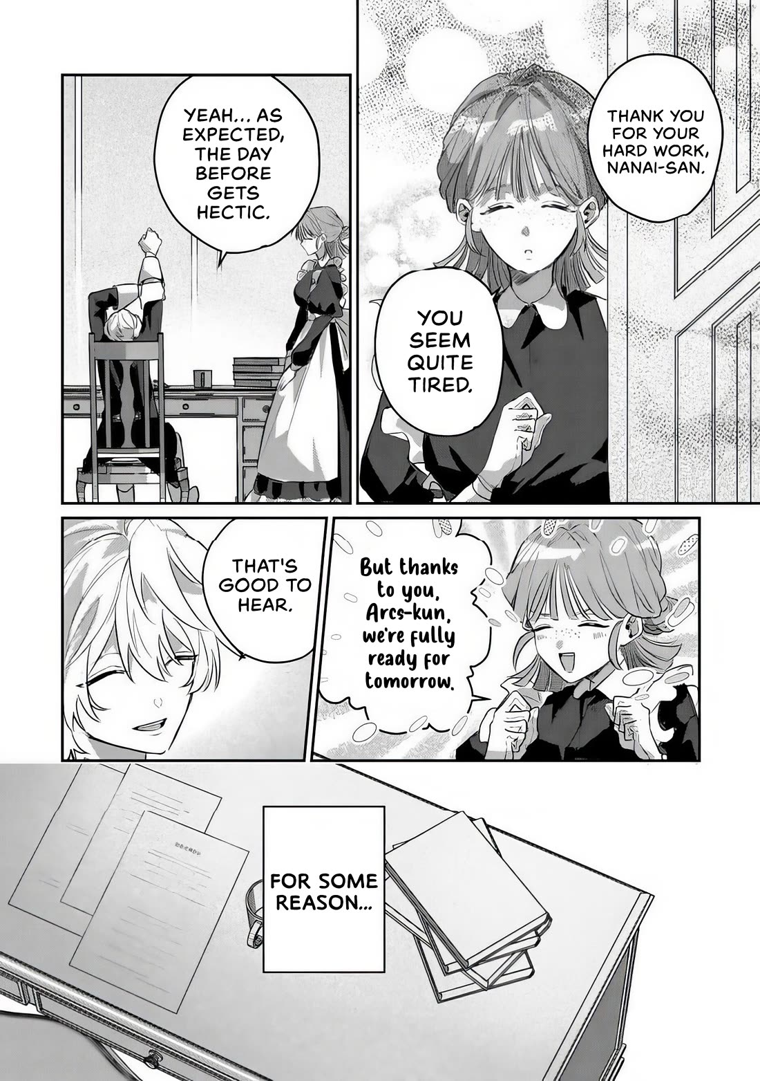 I Was Reincarnated as a Childhood Friend of the Last Boss Who Has Fallen Into the Darkness Chapter 3 page 4 - Chapter 3: The Final Boss's Gift