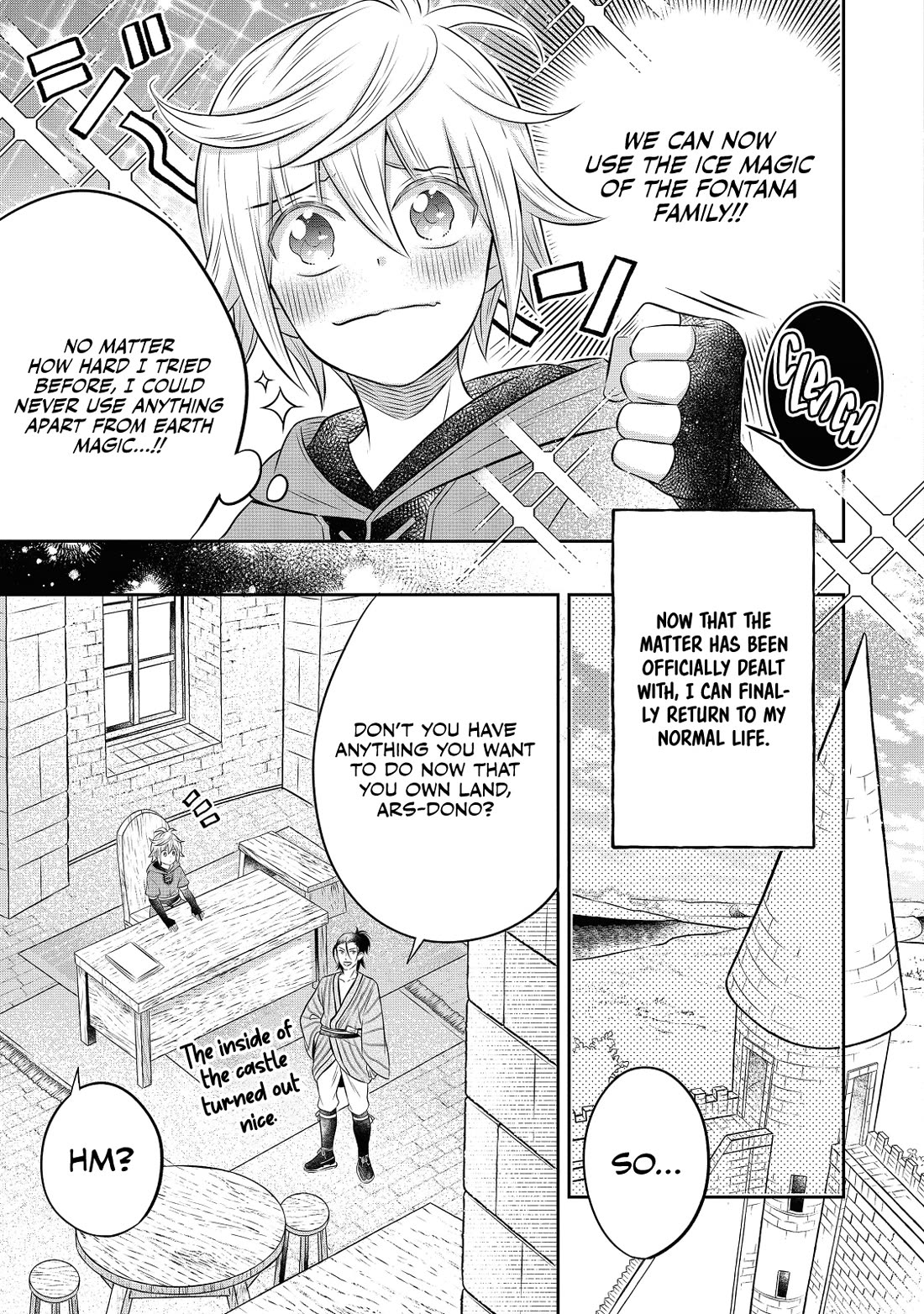 I  Was Reincarnated as a Poor Farmer in a Different World, so I Decided to Make Bricks to Build a Castle Chapter 16 page 34 - Chapter 16