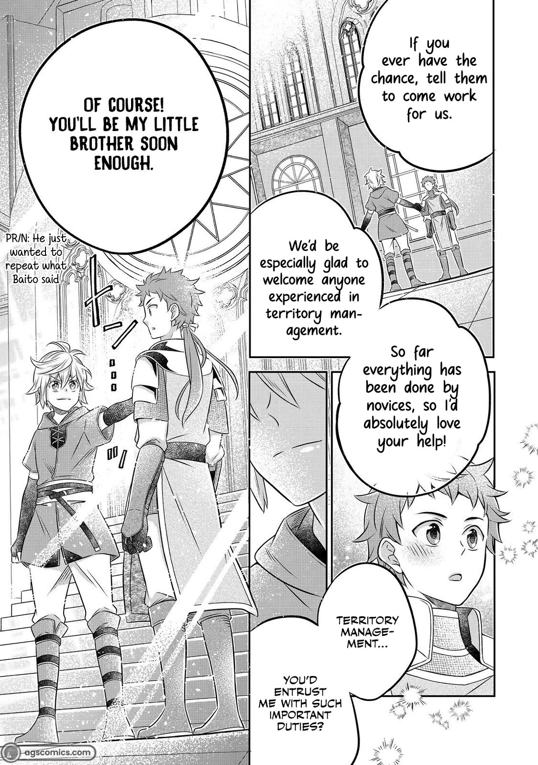 I  Was Reincarnated as a Poor Farmer in a Different World, so I Decided to Make Bricks to Build a Castle Chapter 21 page 34 - Chapter 21