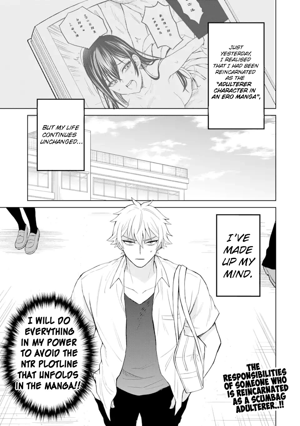 I Was Reincarnated As The Scumbag From a Netorare Manga, But The Heroine is Coming On To Me Chapter 2 page 1 - Chapter 2: Dormant Talent [UNCENSORED]
