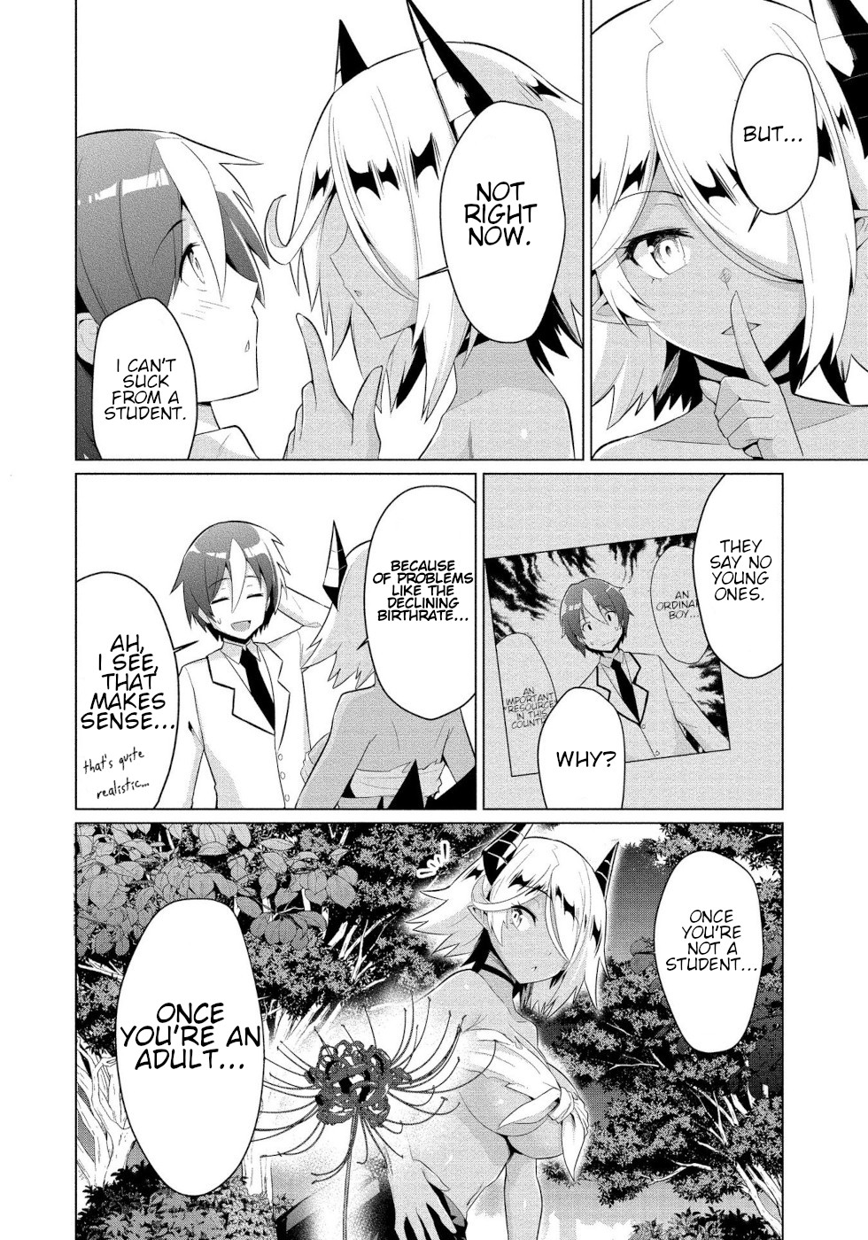 I Was Rejected By The Succubus President Chapter 3 page 22 - Chapter 3: Watching Her Work