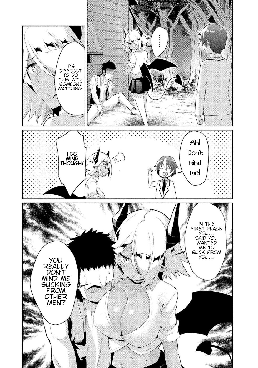 I Was Rejected By The Succubus President Chapter 3 page 6 - Chapter 3: Watching Her Work