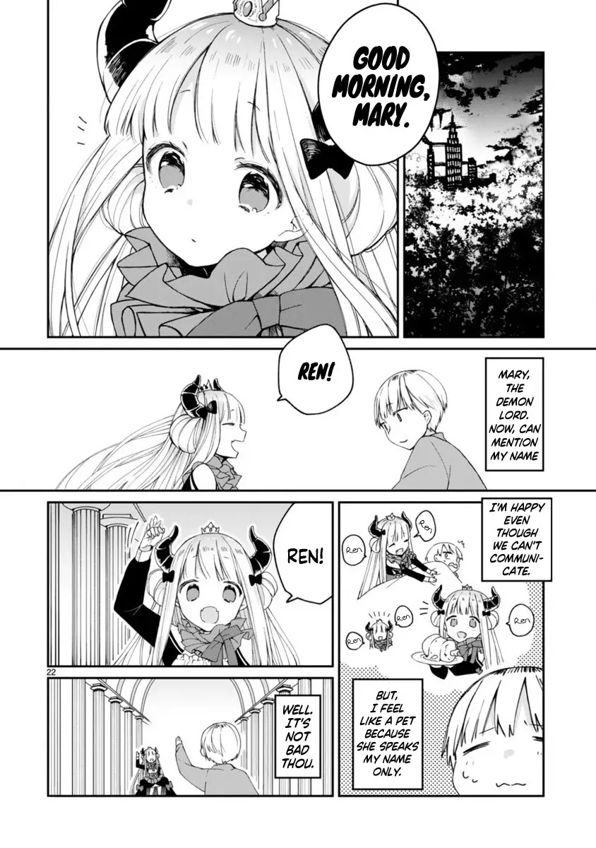 I Was Summoned by the Demon Lord, but I Can't Understand Her Language Chapter 1 page 24 - Chapter 1: I Can't Understand Her Language
