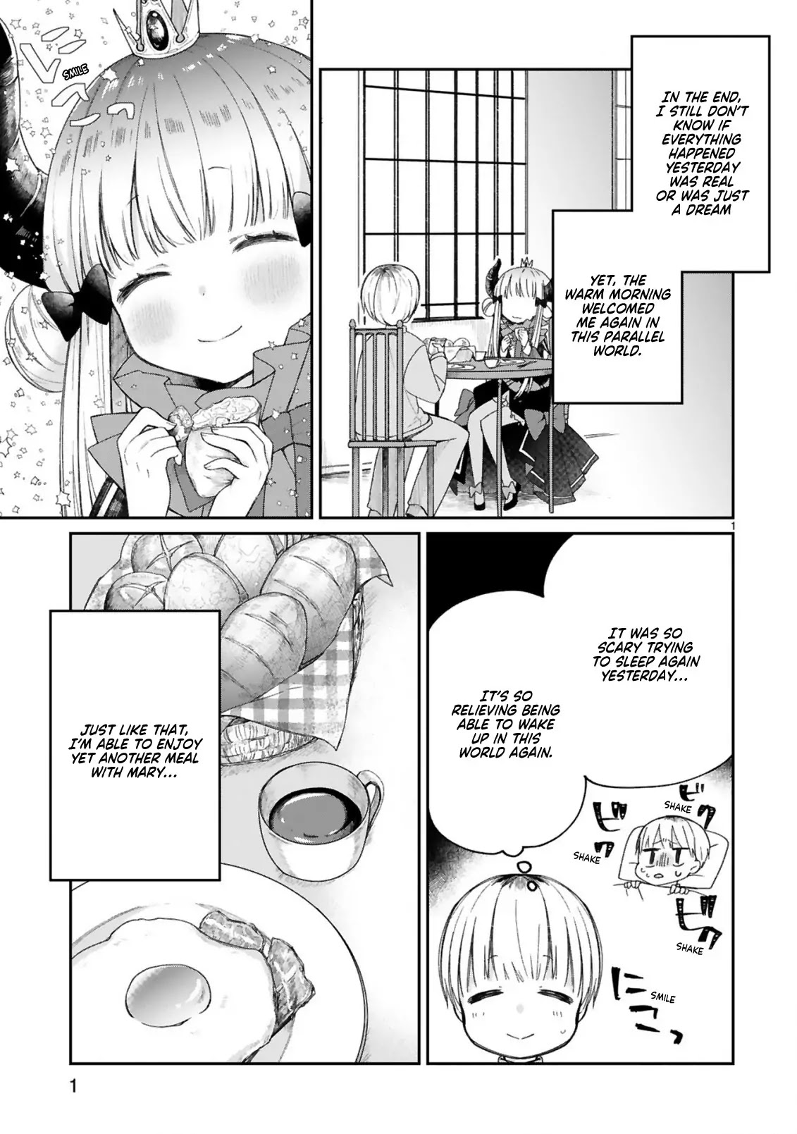 I Was Summoned by the Demon Lord, but I Can't Understand Her Language Chapter 10 page 1 - Chapter 10: She came again