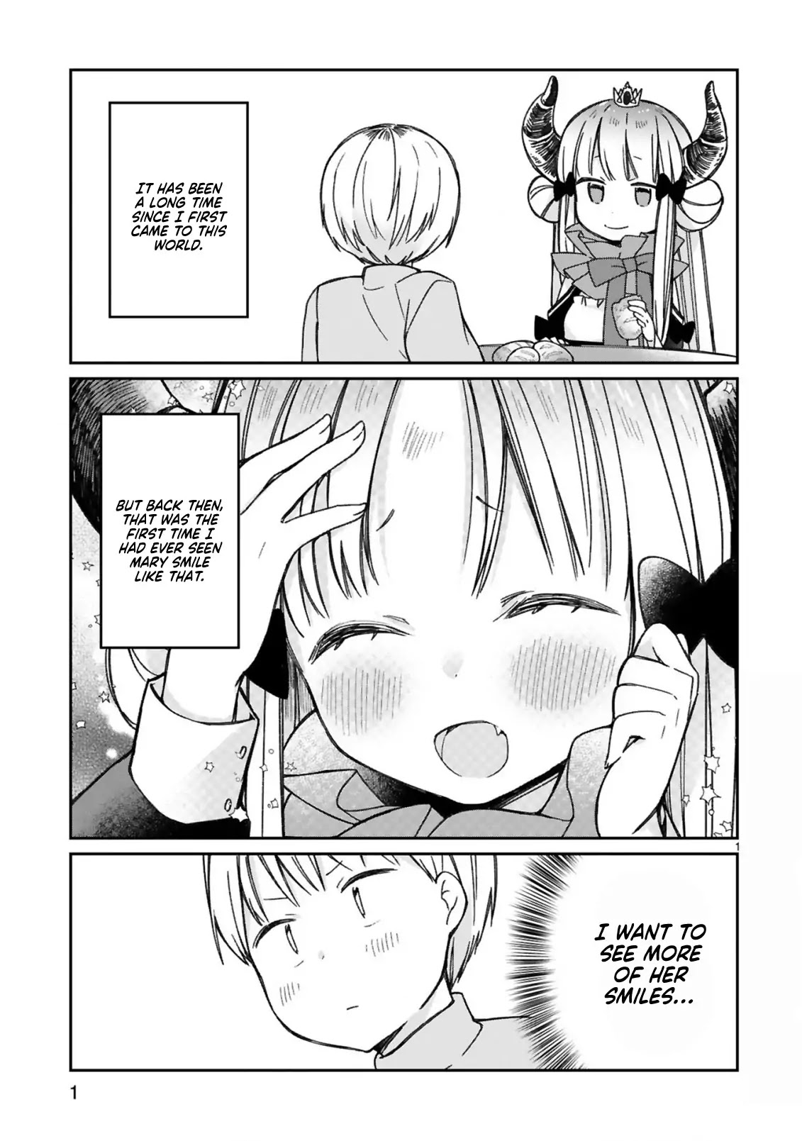 I Was Summoned by the Demon Lord, but I Can't Understand Her Language Chapter 15 page 1 - Chapter 15: Mary's Smile