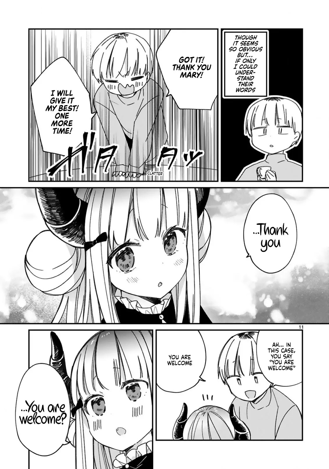 I Was Summoned by the Demon Lord, but I Can't Understand Her Language Chapter 18 page 13 - Chapter 18: Could She Do It?