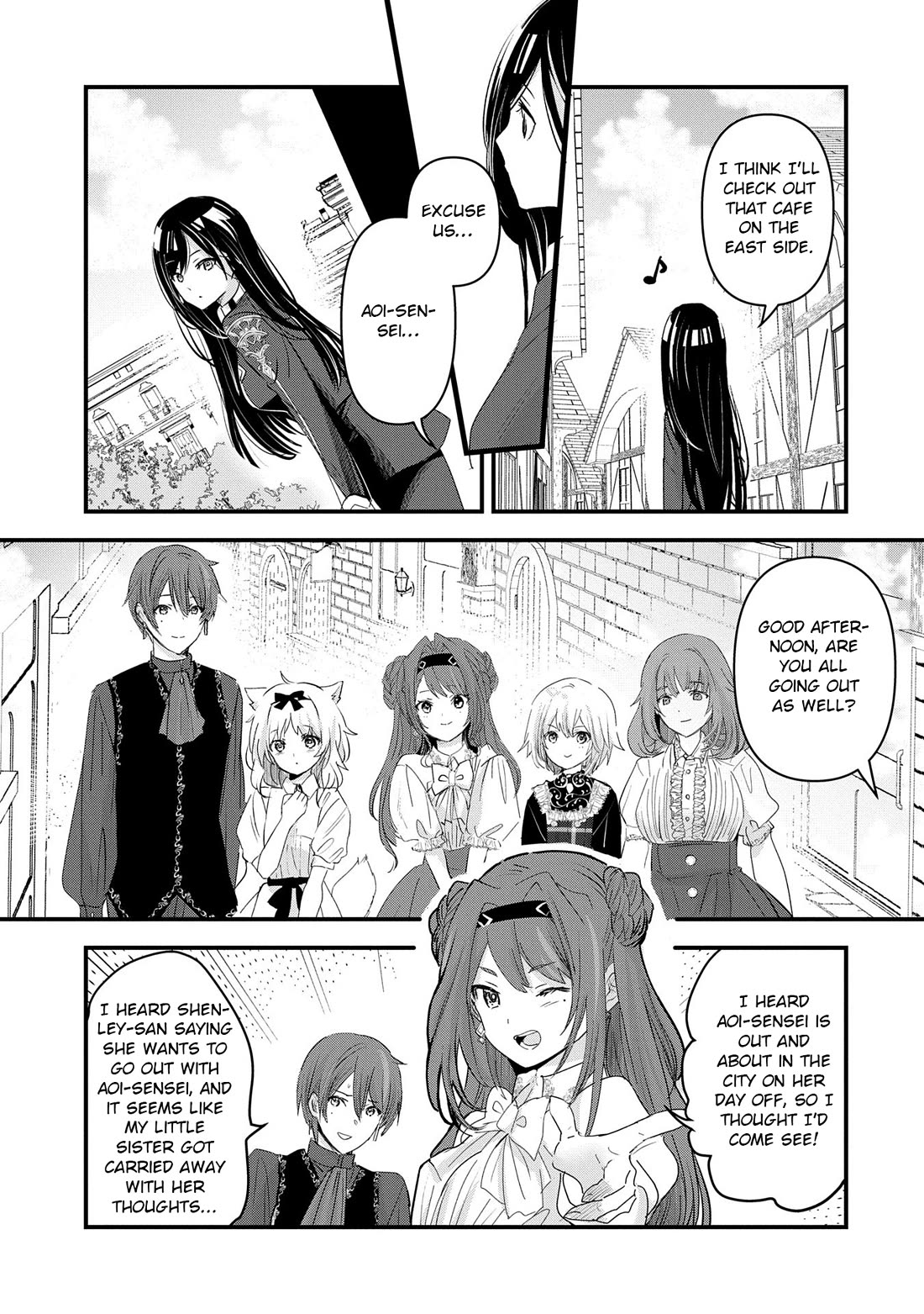 I Was Transferred To Another World And Became A Teacher, But I'm Feared As A Witch: Aoi-sensei's Academy Struggle Log Chapter 15 page 20 - Chapter 15: Aoi writes a letter. Its recipient is...?
