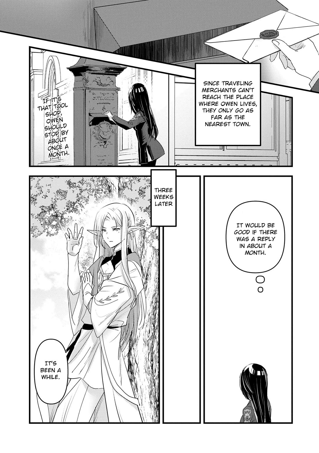 I Was Transferred To Another World And Became A Teacher, But I'm Feared As A Witch: Aoi-sensei's Academy Struggle Log Chapter 15 page 4 - Chapter 15: Aoi writes a letter. Its recipient is...?