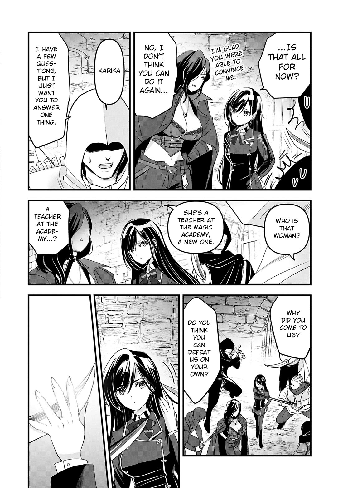 I Was Transferred To Another World And Became A Teacher, But I'm Feared As A Witch: Aoi-sensei's Academy Struggle Log Chapter 17 page 27 - Chapter 17: Karika talks about the other side of the city