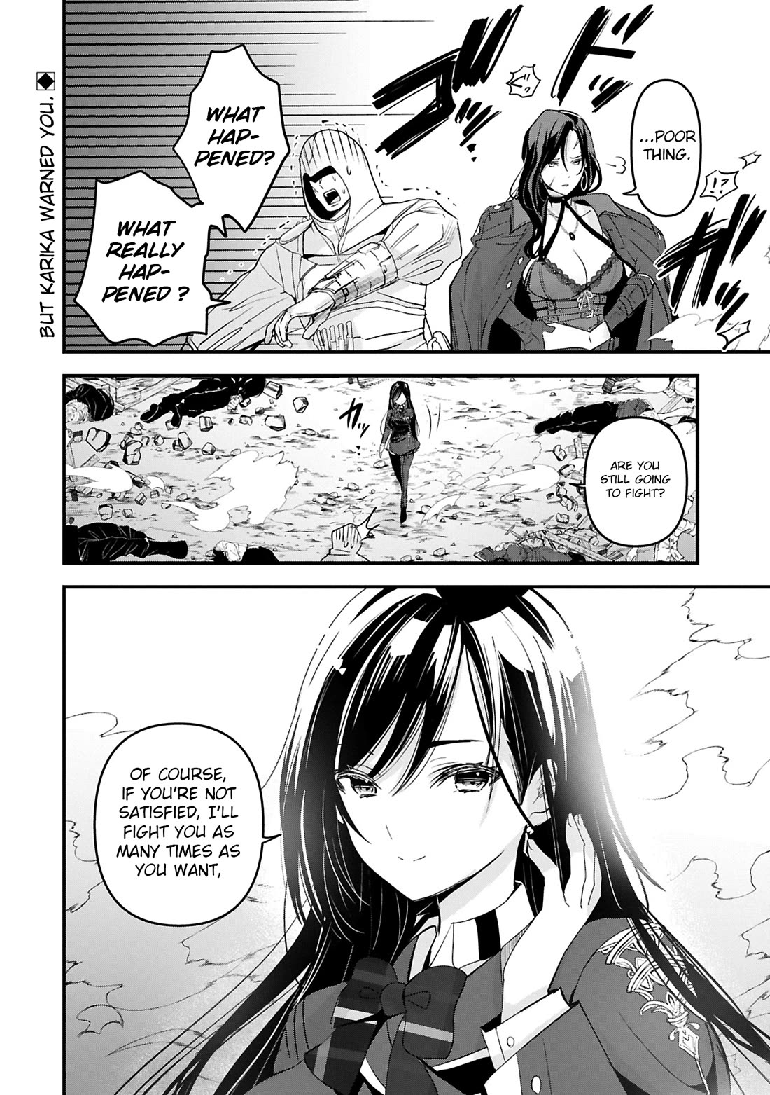 I Was Transferred To Another World And Became A Teacher, But I'm Feared As A Witch: Aoi-sensei's Academy Struggle Log Chapter 17 page 33 - Chapter 17: Karika talks about the other side of the city