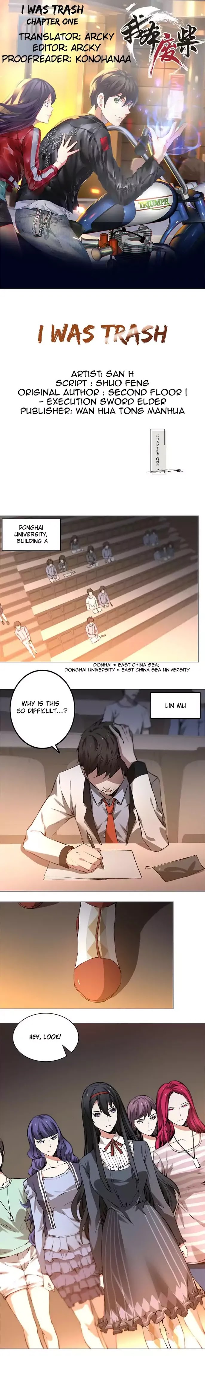 I Was Trash Chapter 1 page 1 - Chapter 1: The Engagement