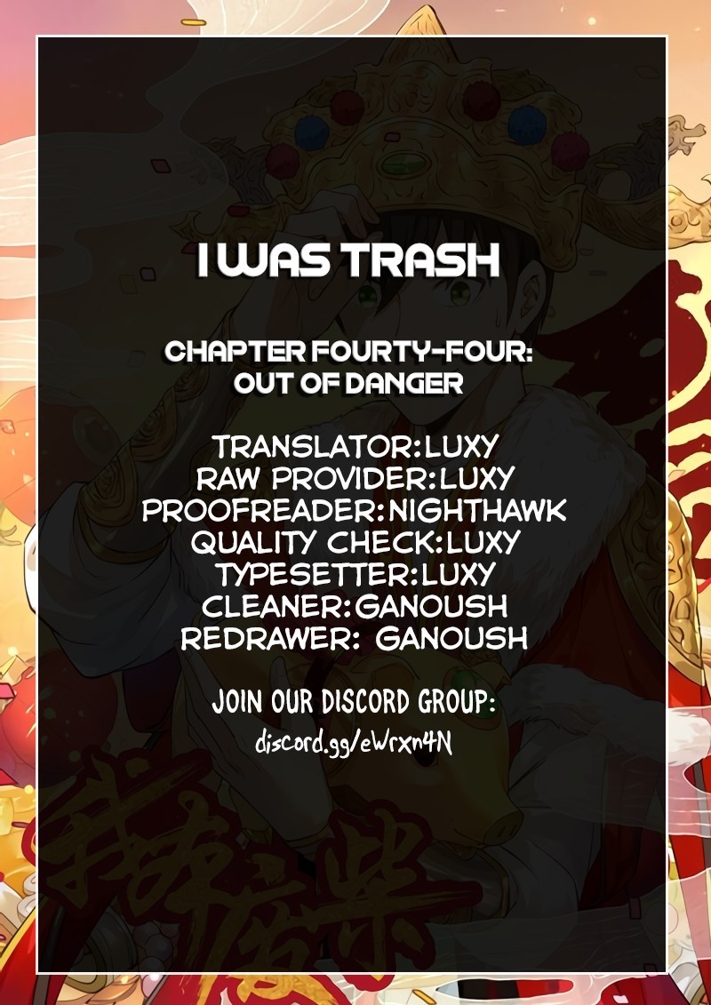I Was Trash Chapter 44 page 1 - Chapter 44: Out of Danger
