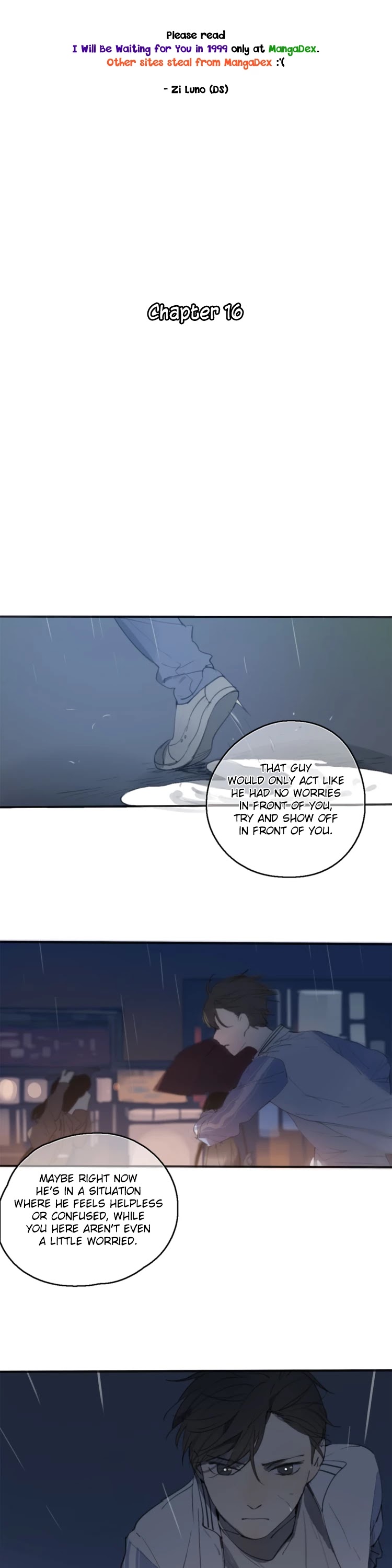 I Will Be Waiting for You in 1999* Chapter 16 page 2 - Chapter 16: Please Don't Be So Forceful