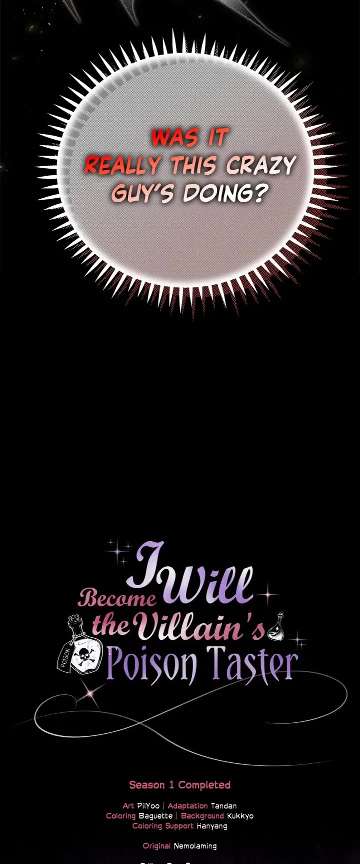 I Will Become the Villain's Poison Taster Chapter 54 page 50 - Chapter 54: End of Season 1