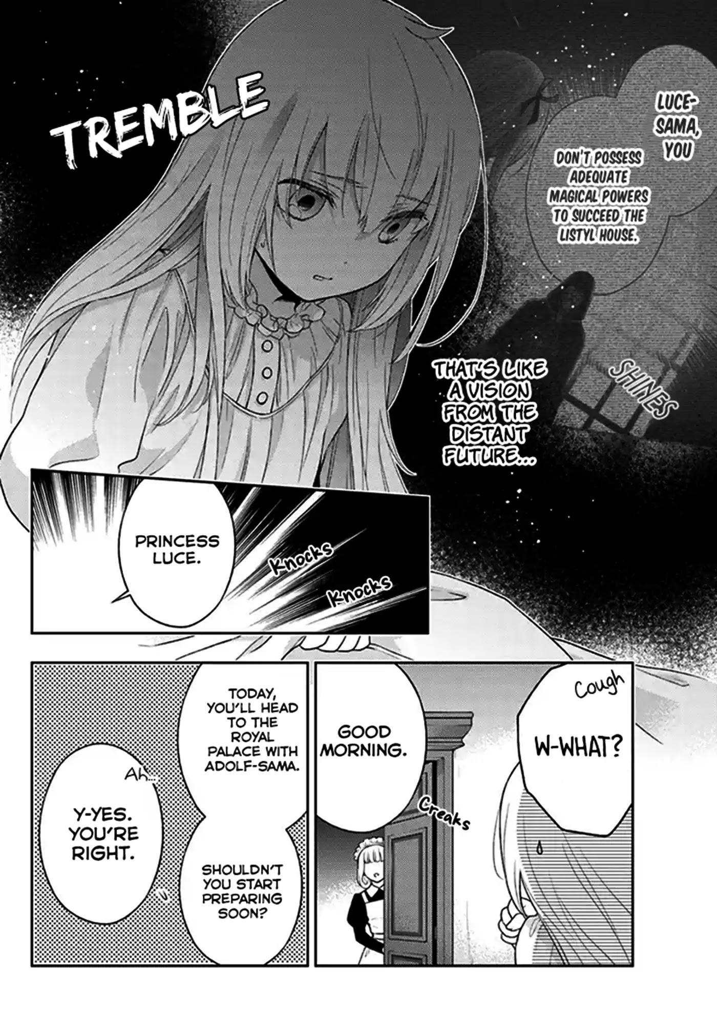 I Will Go and Disappear Obediently Chapter 1 page 5 - Chapter 1: Morning of Determination