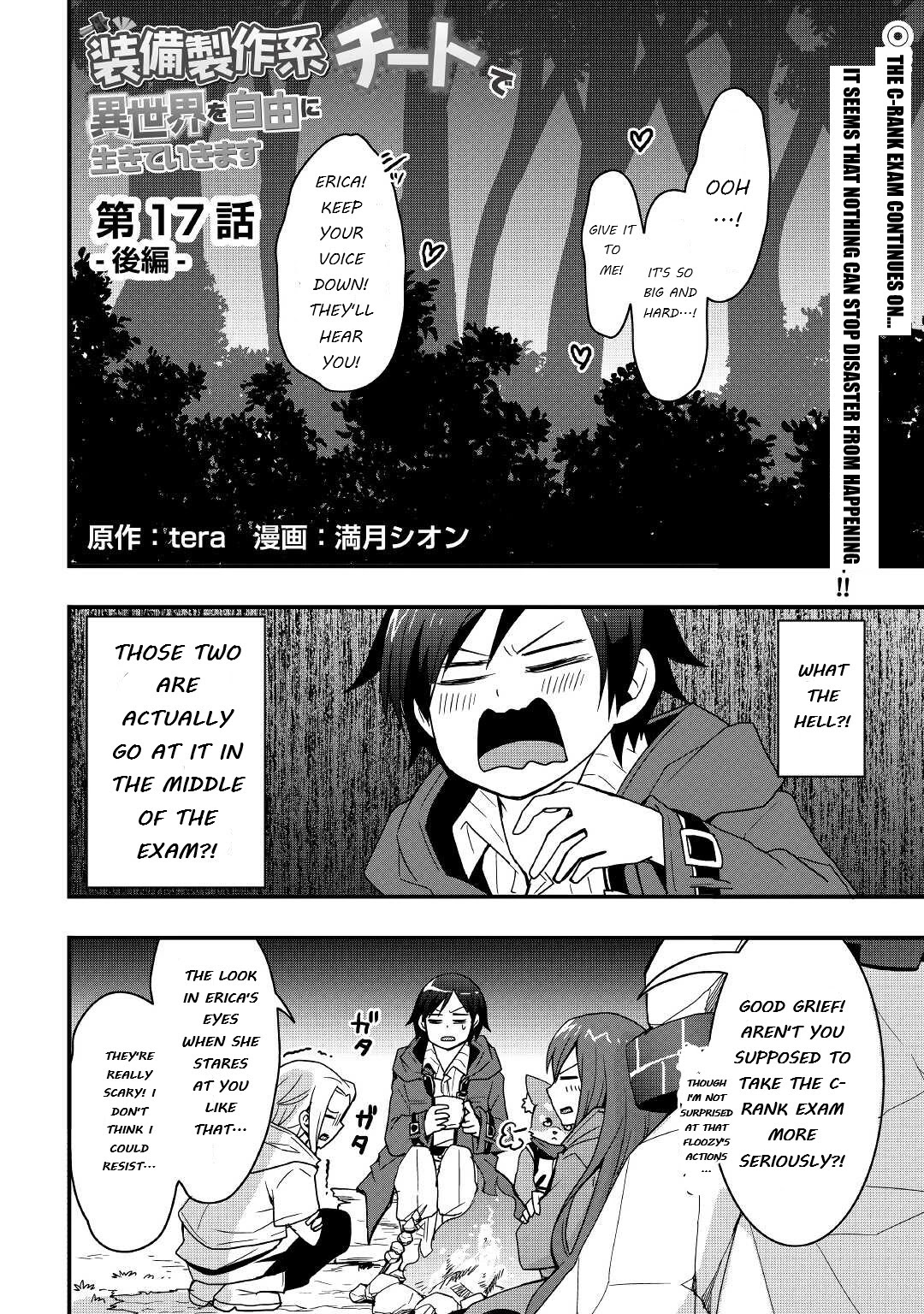 I will Live Freely in Another World with Equipment Manufacturing Cheat Chapter 17.2 page 1 - Chapter 17.2