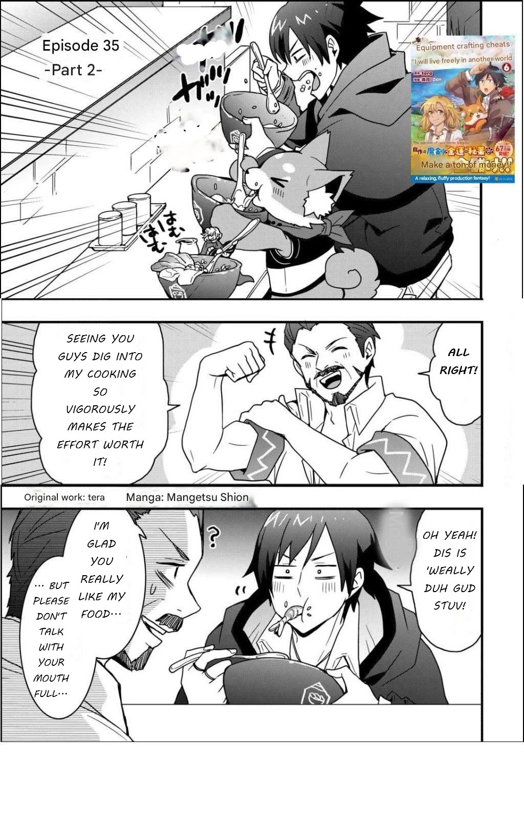 I will Live Freely in Another World with Equipment Manufacturing Cheat Chapter 35.2 page 1 - Chapter 35.2