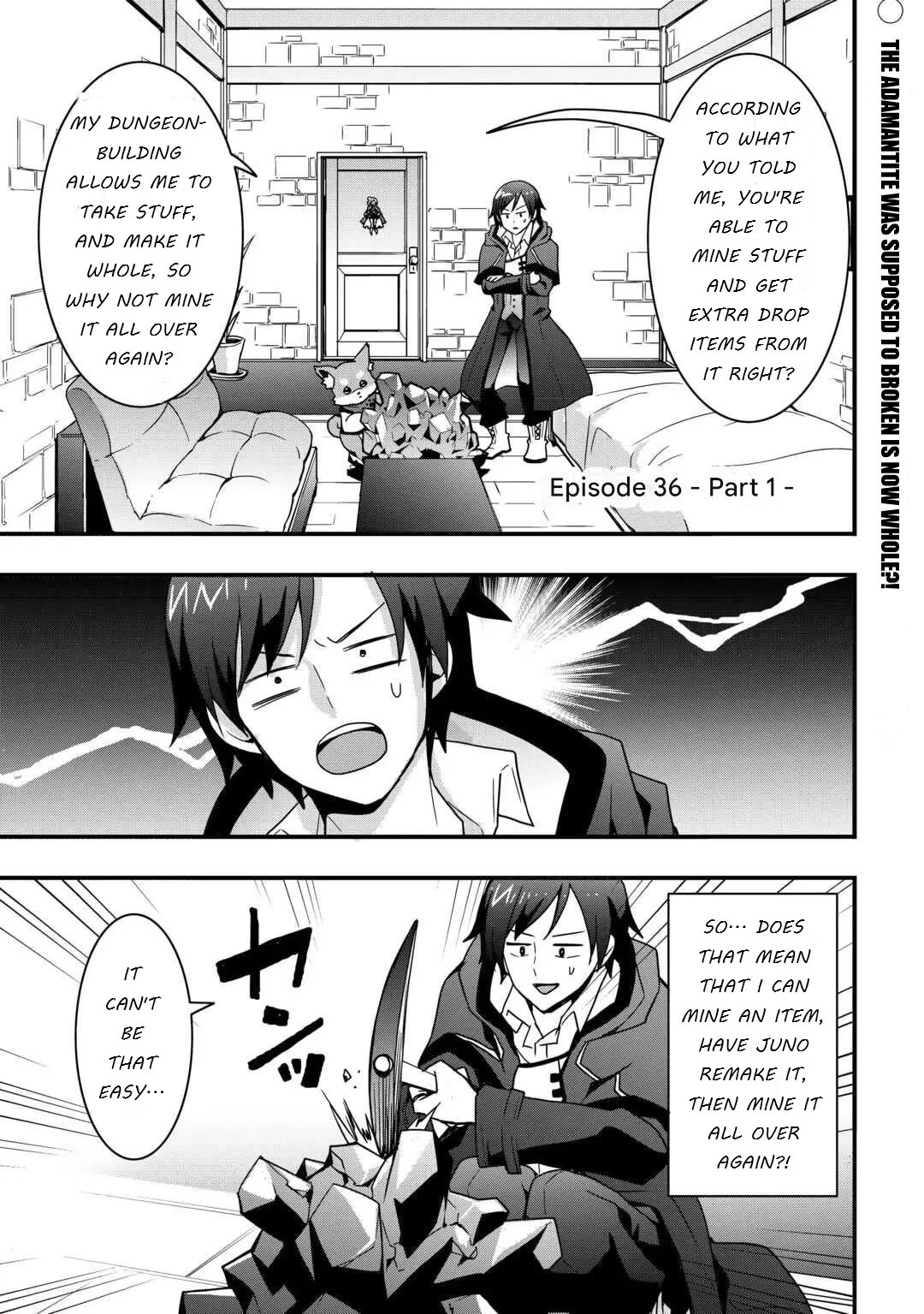 I will Live Freely in Another World with Equipment Manufacturing Cheat Chapter 36 page 1 - Chapter 36