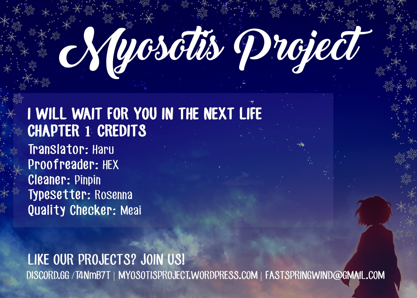 I Will Wait For You In The Next Life Chapter 1 page 1 - Chapter 1