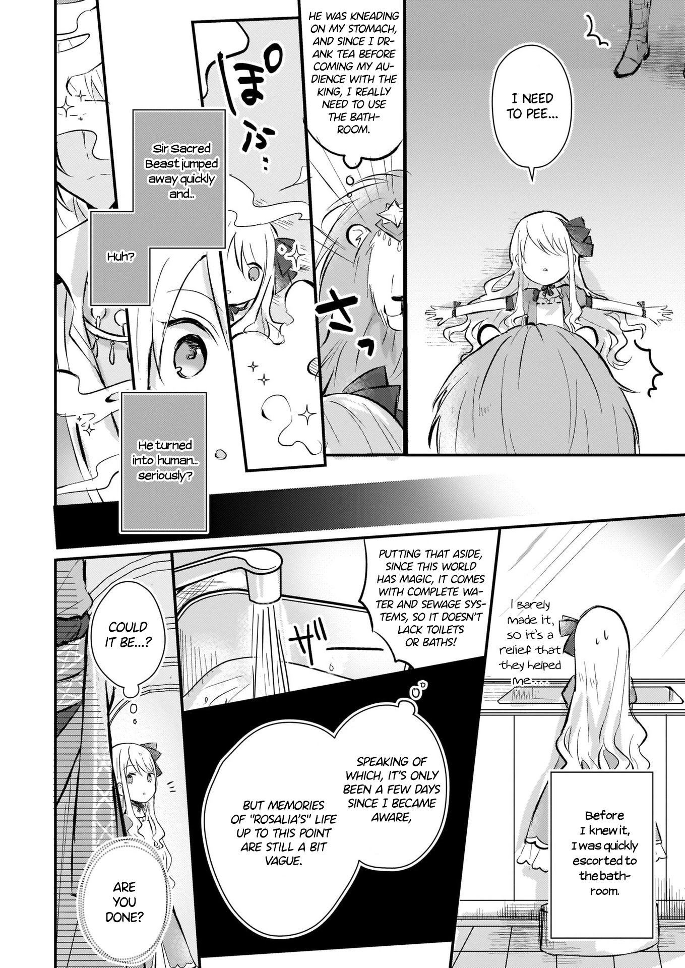 I Won't Become a Villainess. I'm Just a "Normal" Duke's Daughter! Chapter 3.2 page 3 - Chapter 3.2