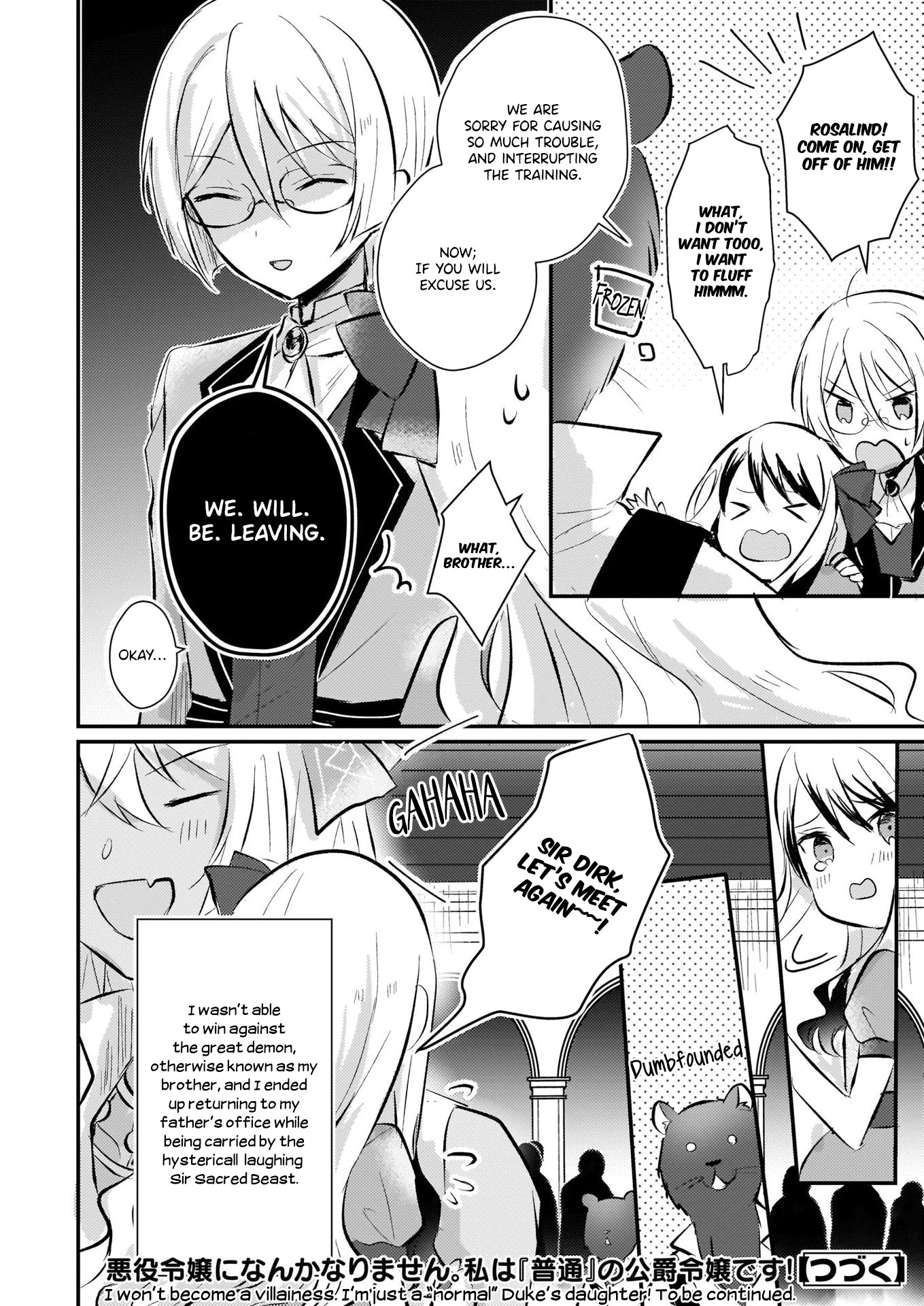 I Won't Become a Villainess. I'm Just a "Normal" Duke's Daughter! Chapter 5 page 34 - Chapter 5