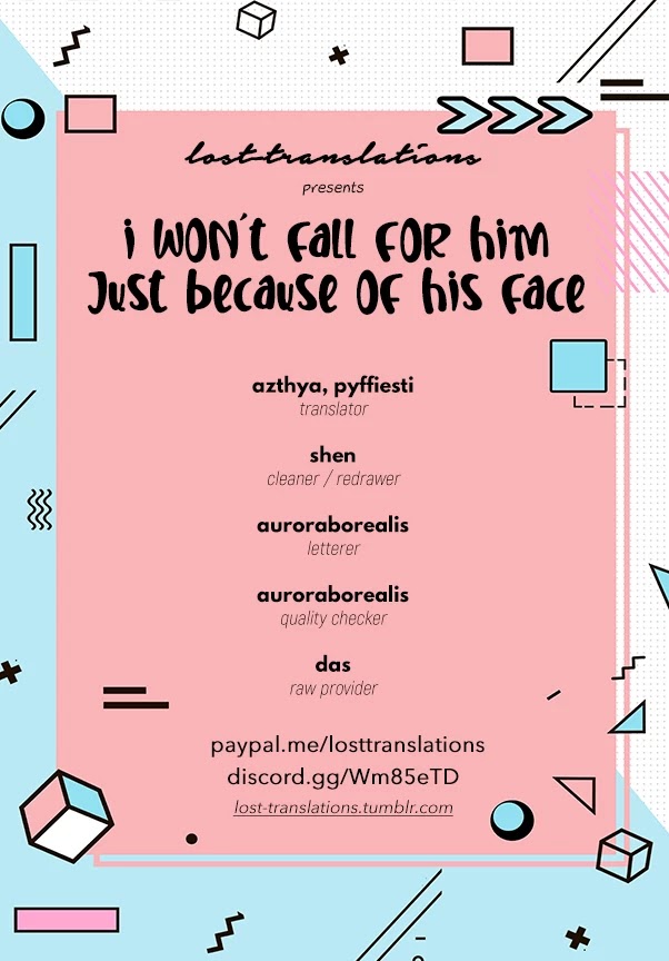 I Won't Fall for Him Just Because of His Face Chapter 3 page 1 - Chapter 3