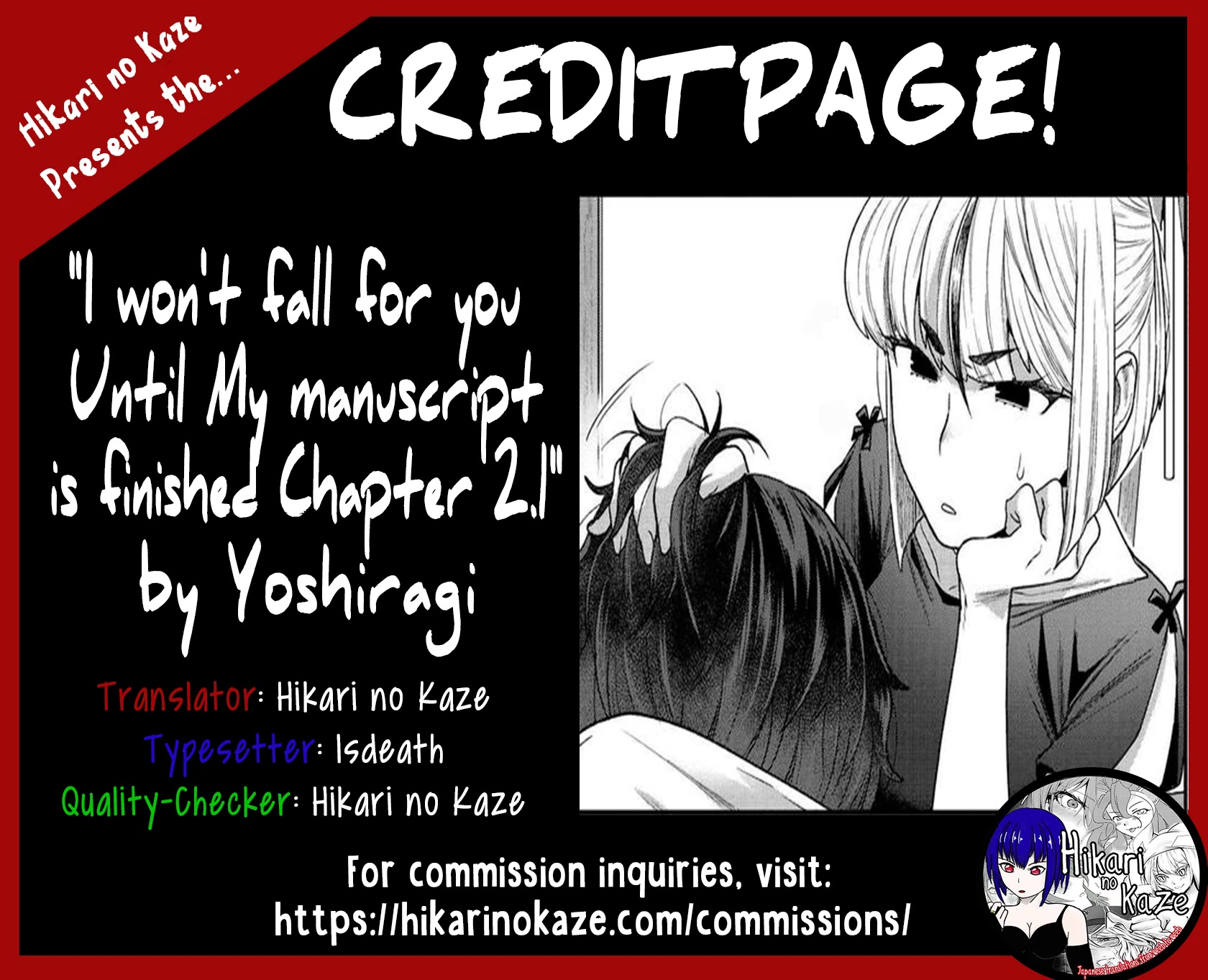 I Won't Fall For You Until My Manuscript Is Finished Chapter 2.1 page 9 - Chapter 2.1