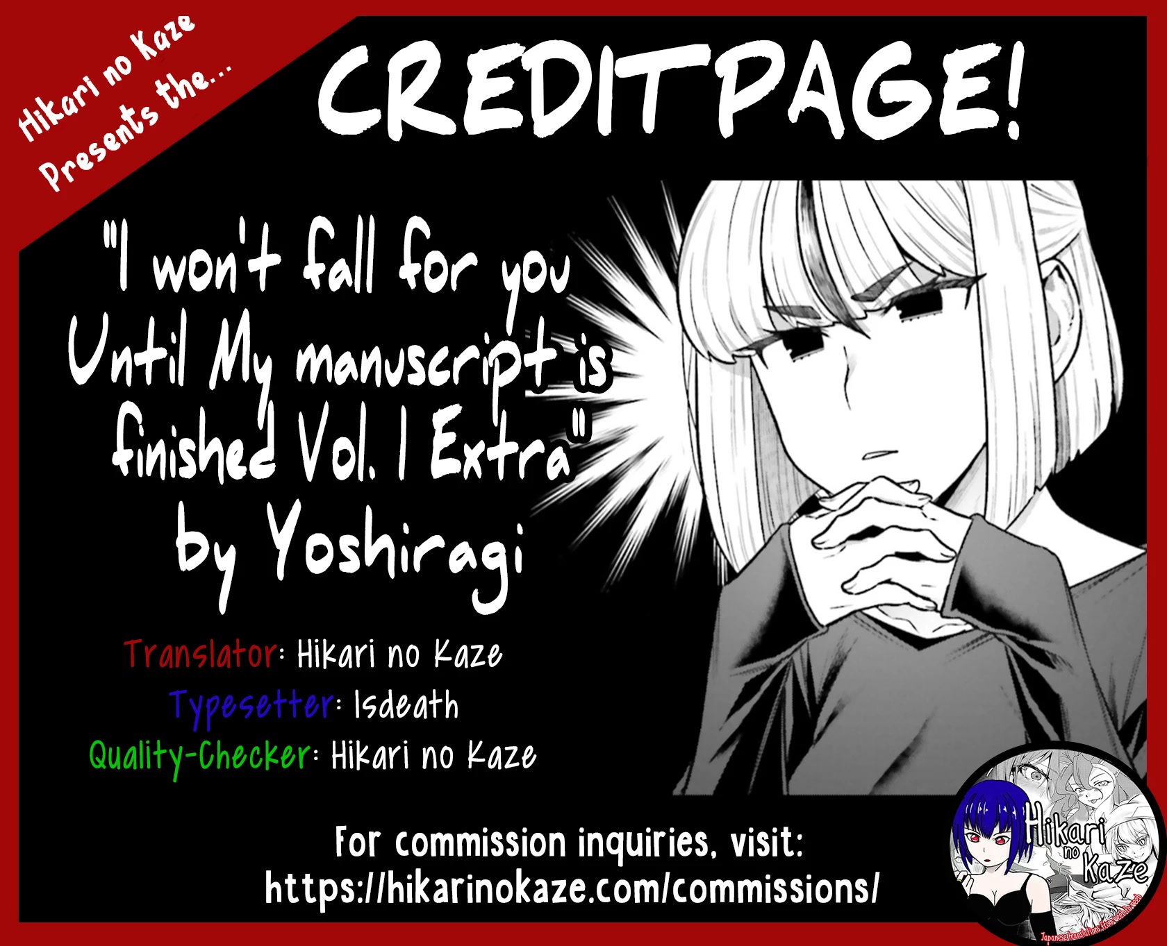 I Won't Fall For You Until My Manuscript Is Finished Chapter 8.5 page 19 - Chapter 8.5: Vol 1 Extras