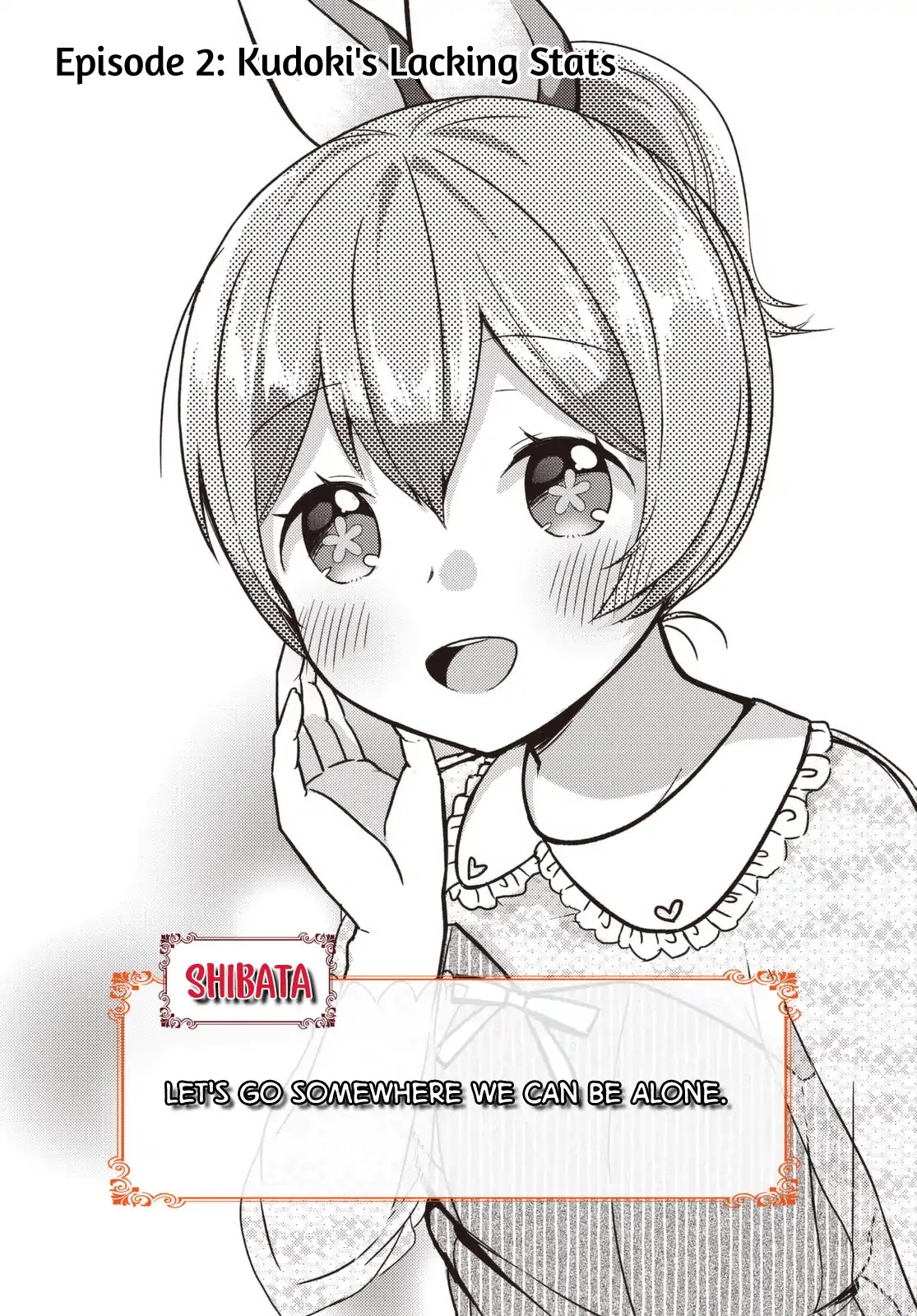 I Would like to Capture You Chapter 2 page 1 - Chapter 2: Kudoki's lacking stats