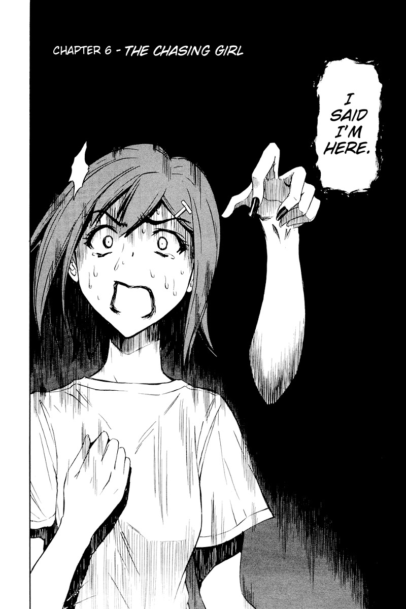 Ibitsu Chapter 6 page 1 - Chapter 6: The Chasing Girl