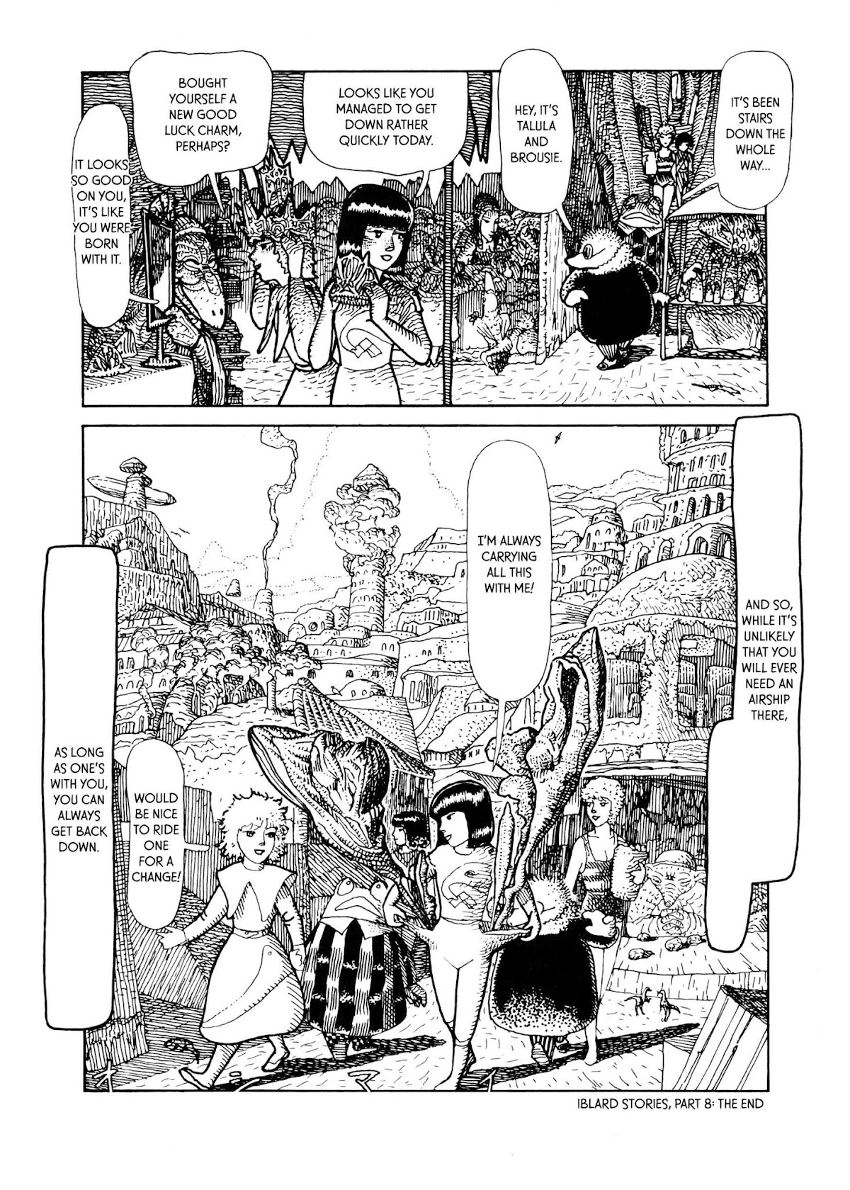 Iblard Legend - The Scenery of Laputas Chapter 4 page 9 - Chapter 4: How to Find the Way Back From the Market