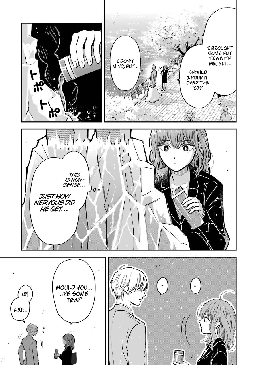 Ice Guy and the Cool Female Colleague Chapter 15.5 page 8 - Chapter 15.5: The story on how we met
