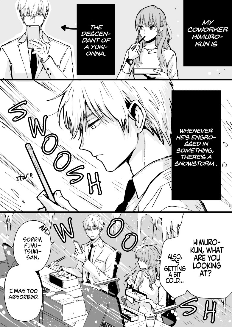 Ice Guy and the Cool Female Colleague Chapter 2 page 1 - Chapter 2