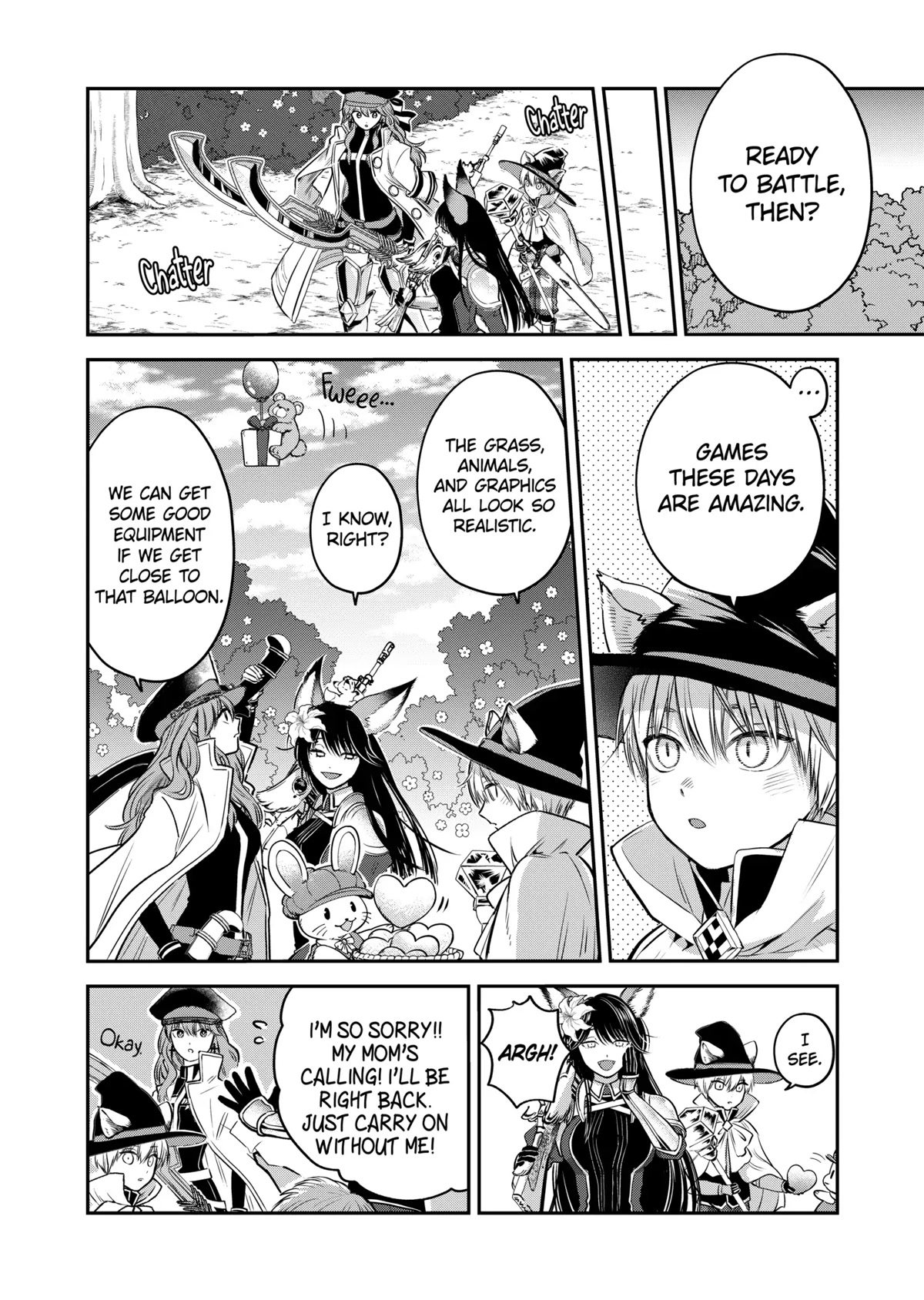 Ice Guy and the Cool Female Colleague Chapter 31.5 page 10 - Chapter 31.5: Special Story: Online Game
