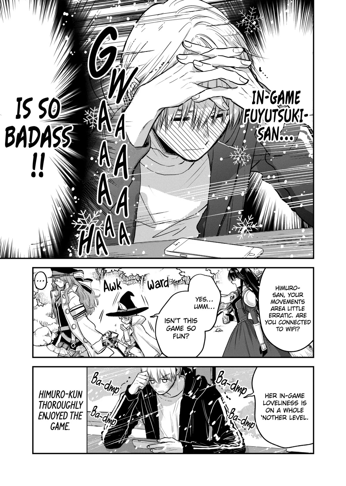 Ice Guy and the Cool Female Colleague Chapter 31.5 page 17 - Chapter 31.5: Special Story: Online Game
